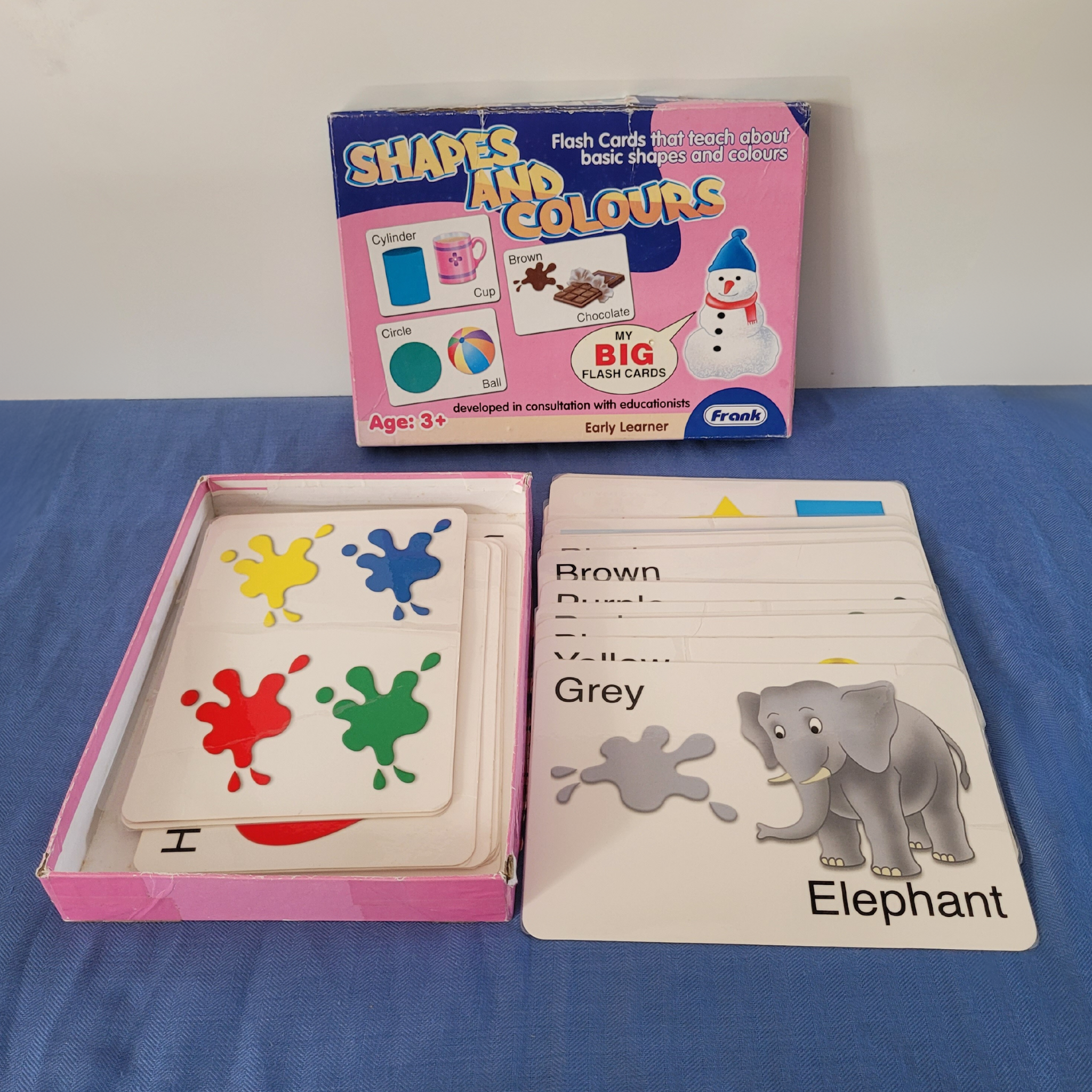 Shapes and Colours Big Flash cards