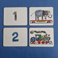 1, 2, 3 to the Zoo Flash Cards