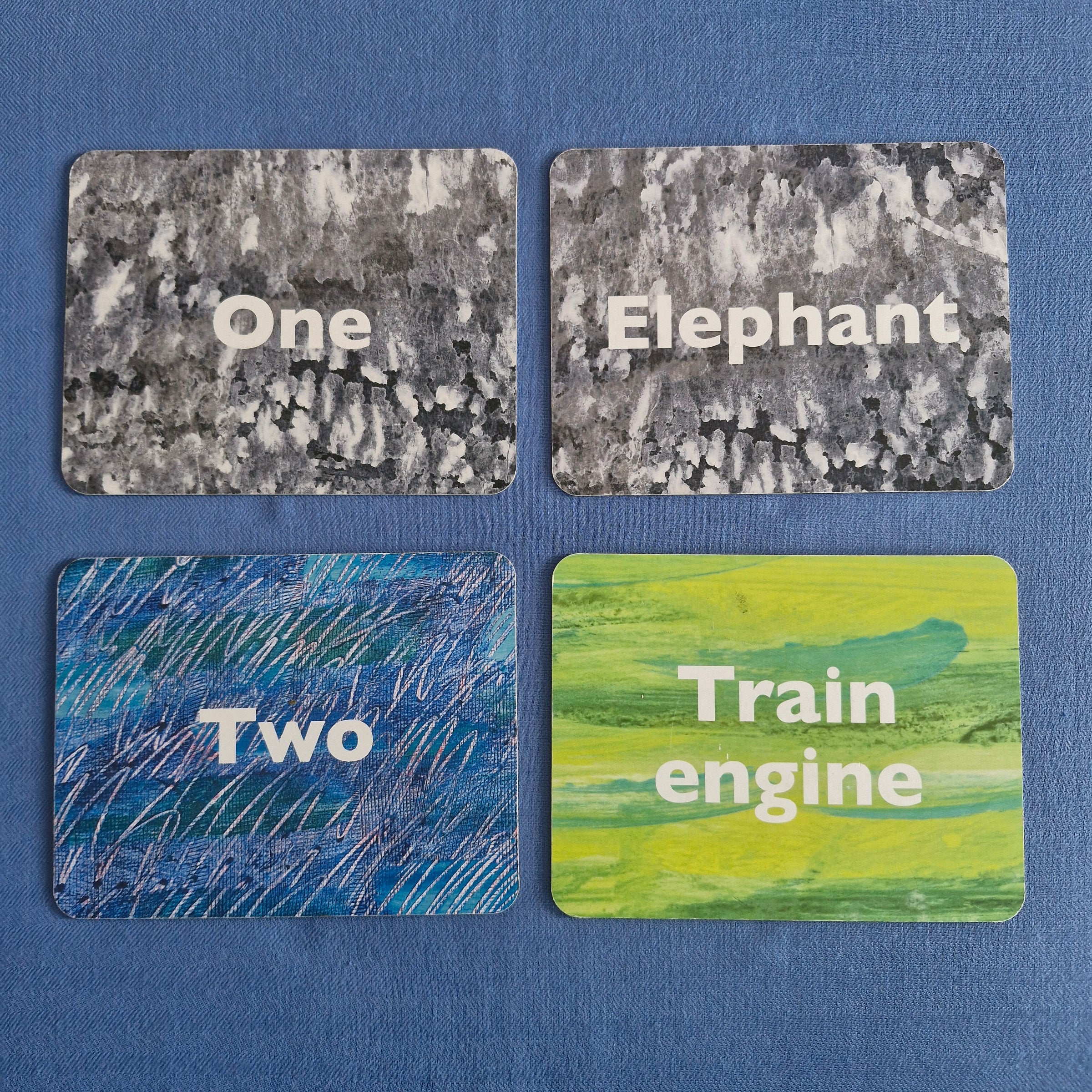 1, 2, 3 to the Zoo Flash Cards