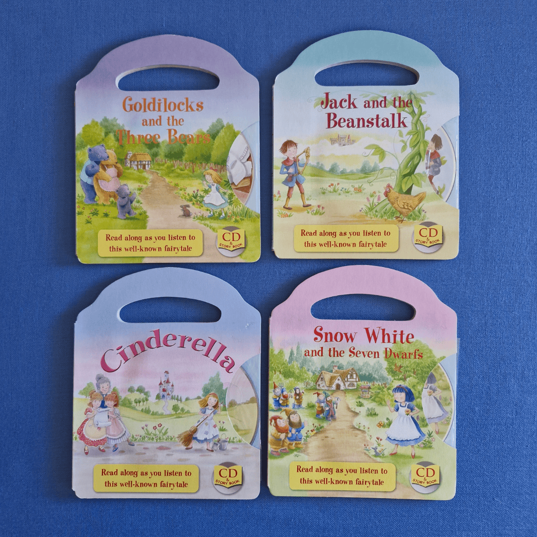 4 Classic stories Board books with CD's