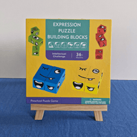 Expression Puzzle Building Blocks