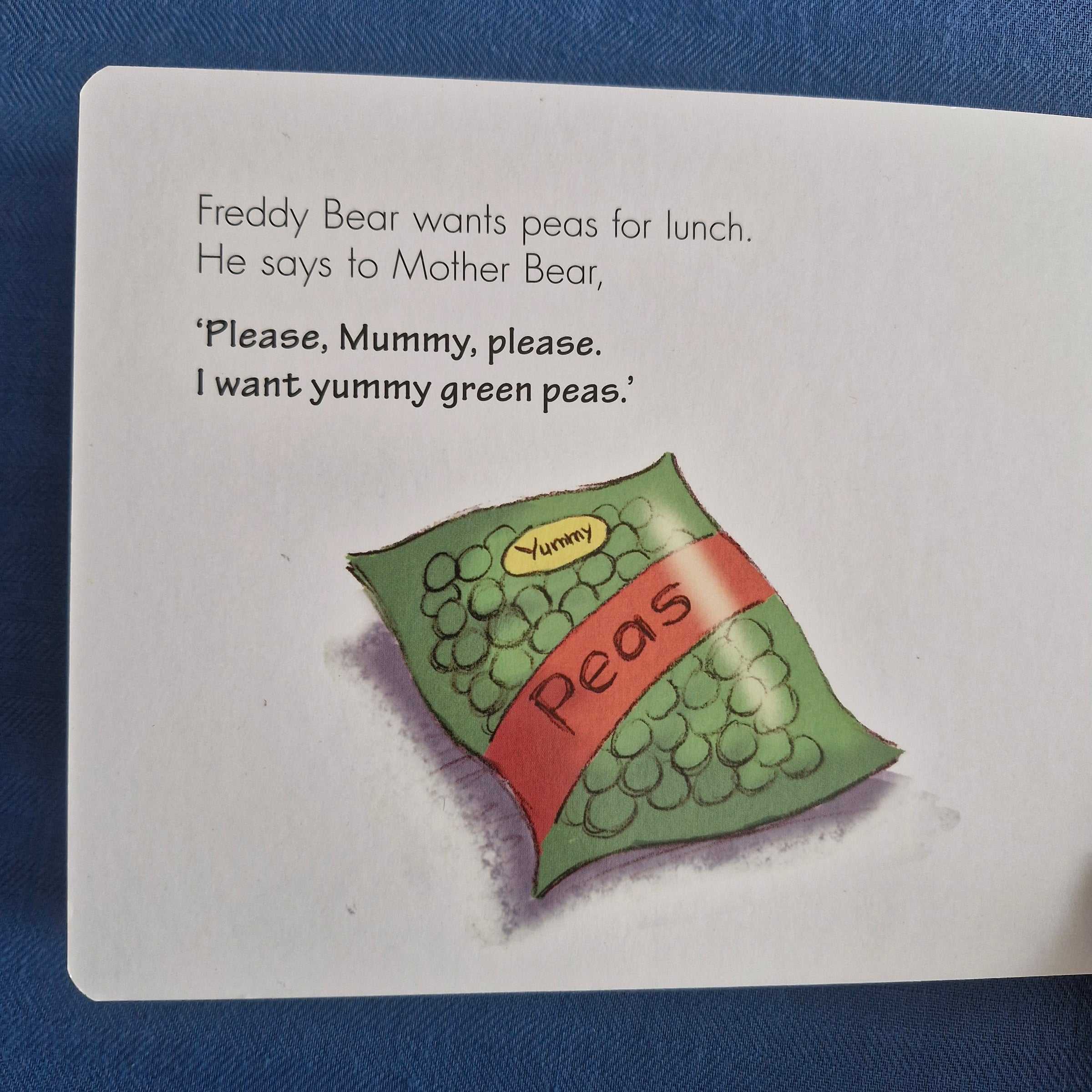 Freddy Bear and the Green Peas