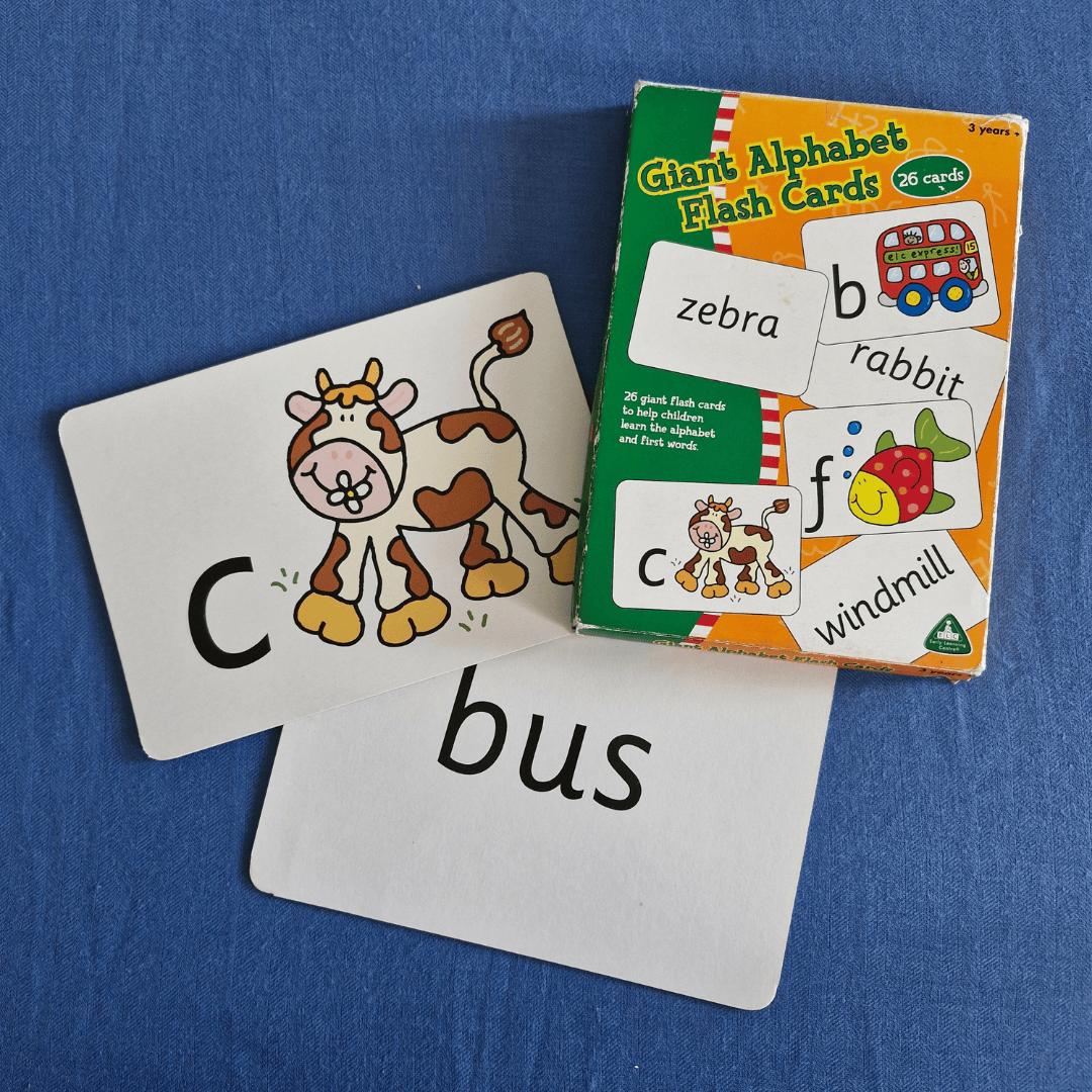 Giant Alphabet flash cards