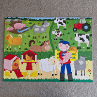 Farmyard floor puzzle