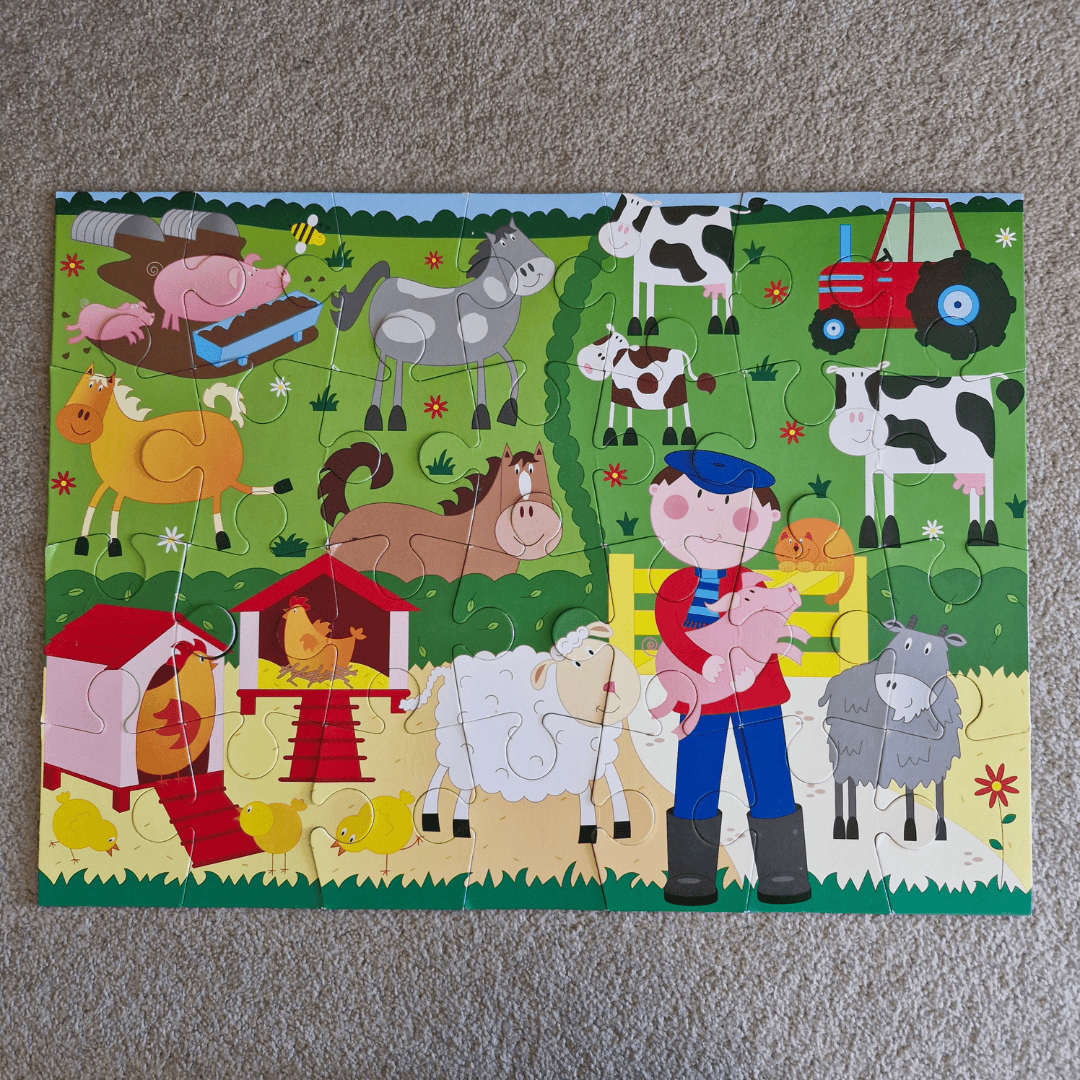 Farmyard floor puzzle