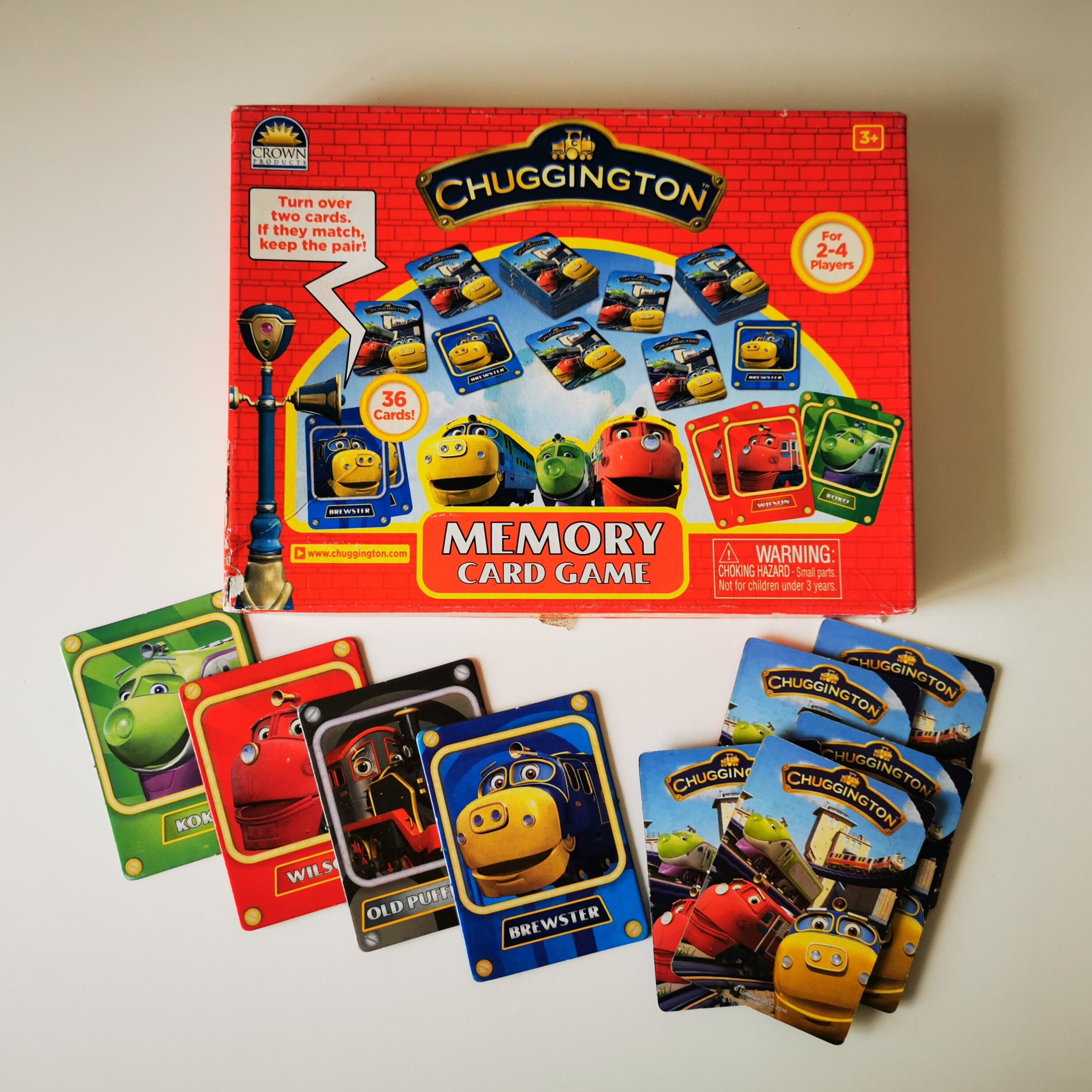 Chuggington Memory Card Game