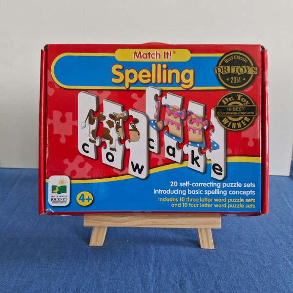 Match It Spelling puzzle cards