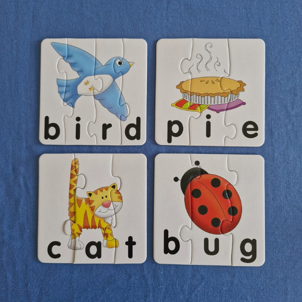 Match It Spelling puzzle cards