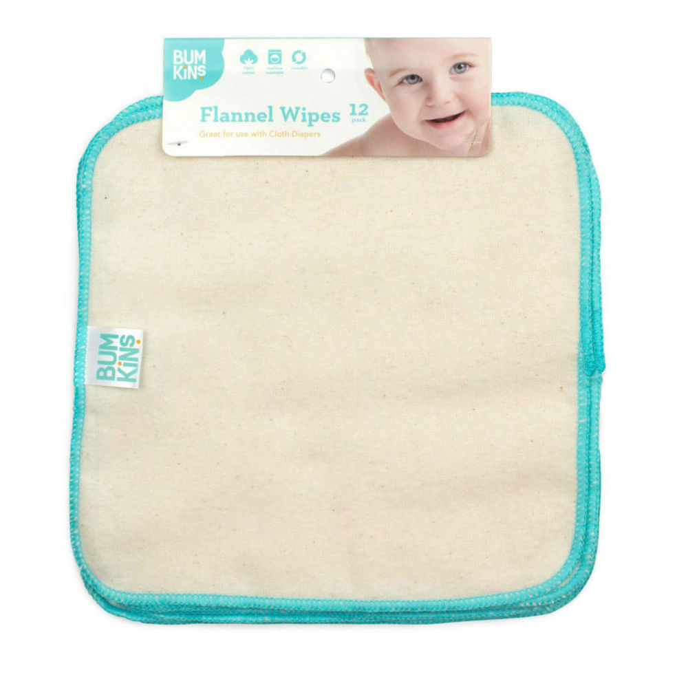 Reusable 100% Cotton Flannel Wipes