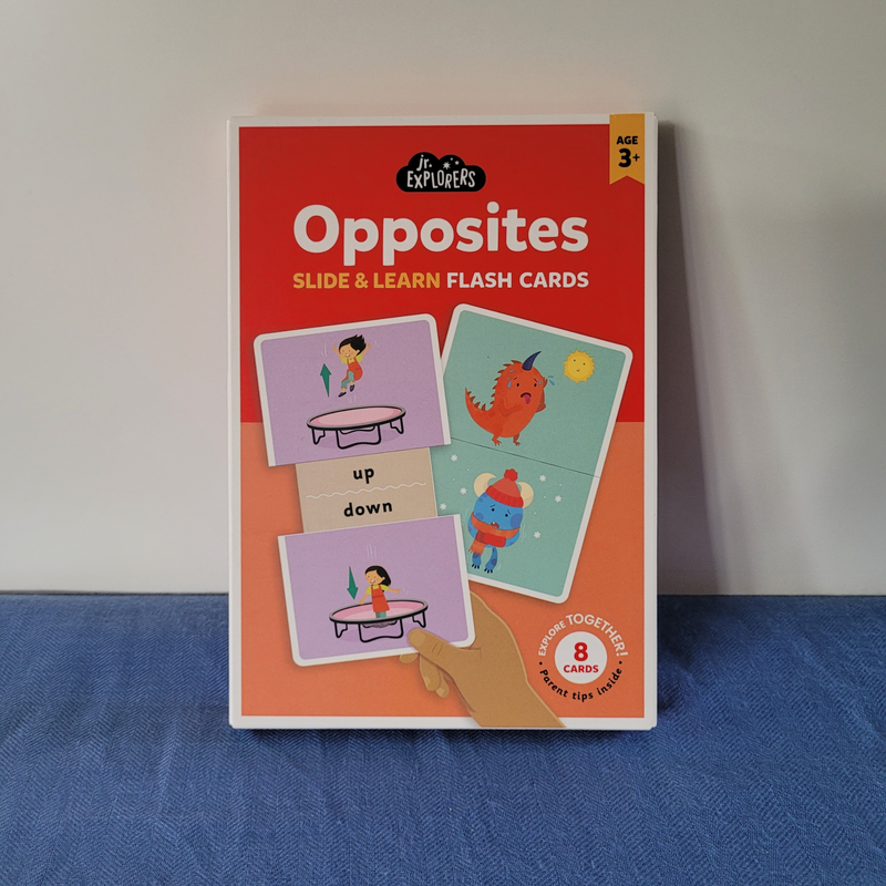 Opposites  - slide and learn flash cards