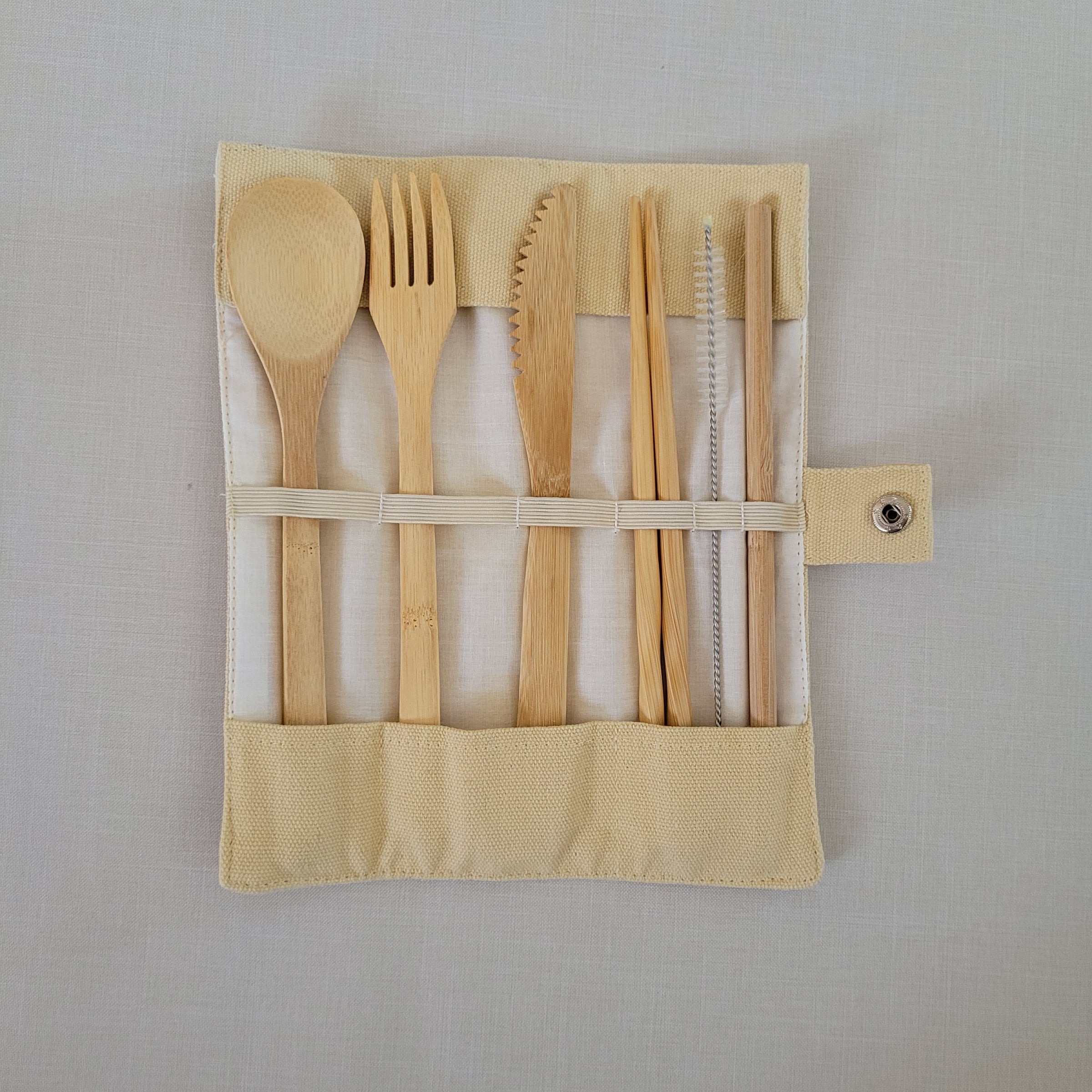 Bamboo Travel Cutlery Set