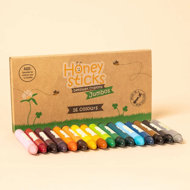 Honeysticks Jumbo Crayons - 16 pack