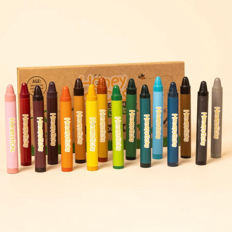 Honeysticks Jumbo Crayons - 16 pack