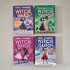 Four books from the 'Witch Wars' series by Sibéal Pounder on a light grey background
