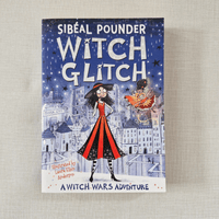 Book cover of 'Witch Glitch' by Sibéal Pounder on a textured surface