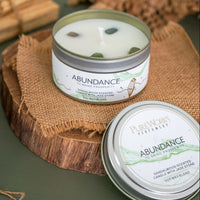 Abundance Sandalwood & Jade Crystal Energy Candle