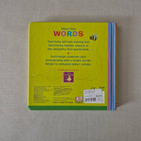 Green back of Babys first word book