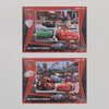 Two Disney Cars puzzles with colorful cars on a gray background