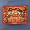 Jumanji board game box on a blue background