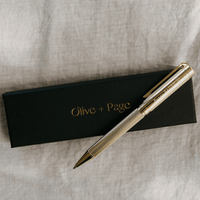 'Press Pause' Gold Luxe Pen