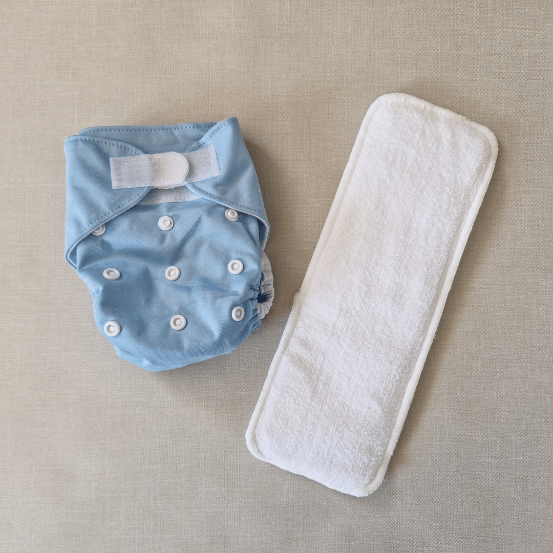 Blue Newborn Cloth Nappy