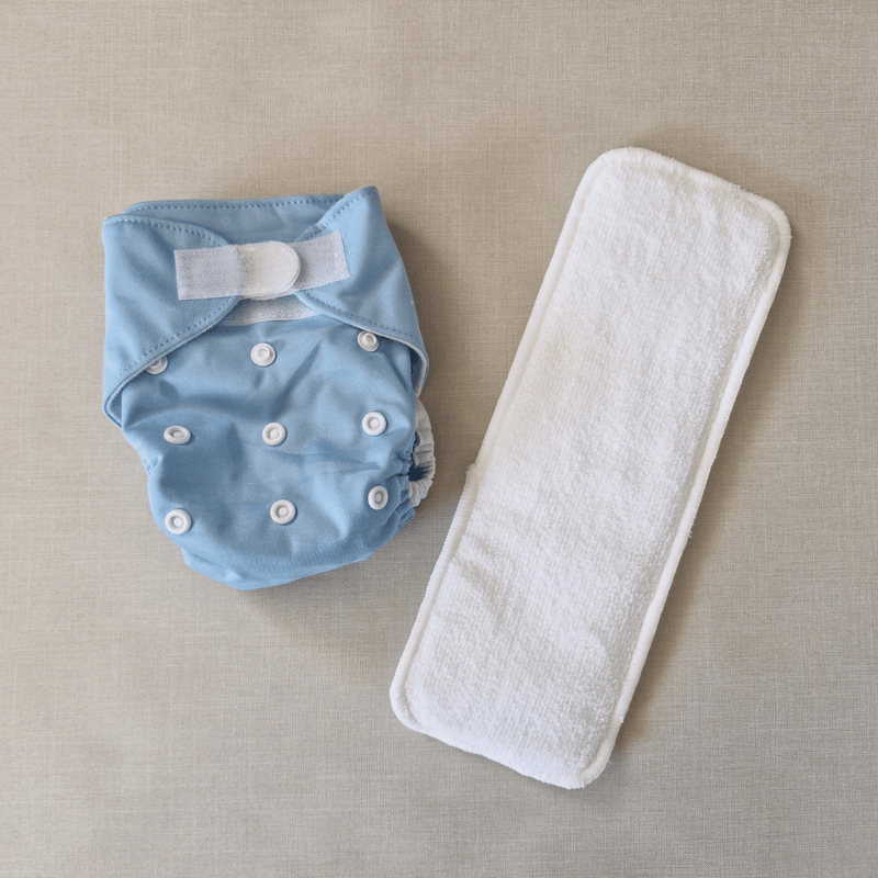 Blue Newborn Cloth Nappy