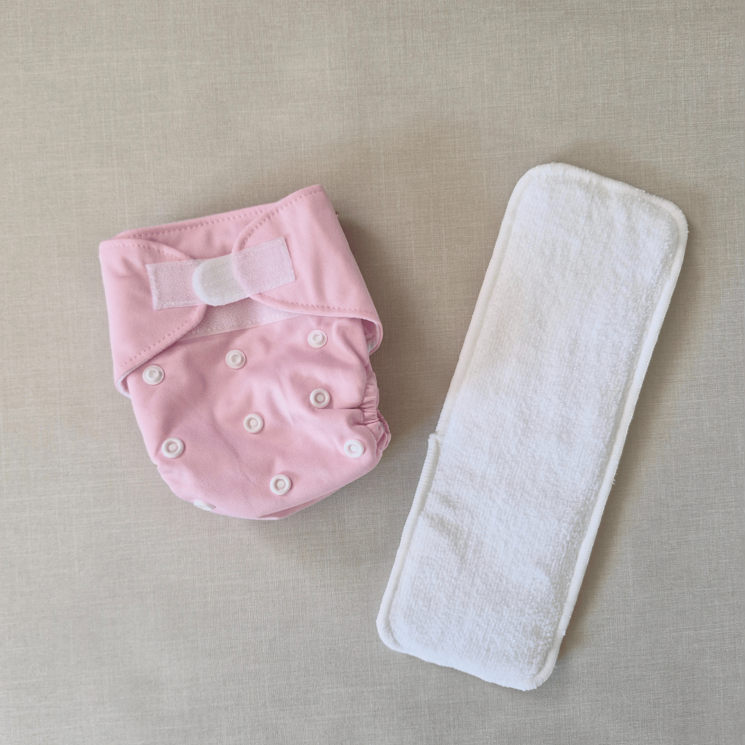 Pink Newborn Cloth Nappy