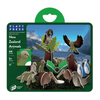 Packaging of Play Press New Zealand Animals toy set with toy figures on a scenic background