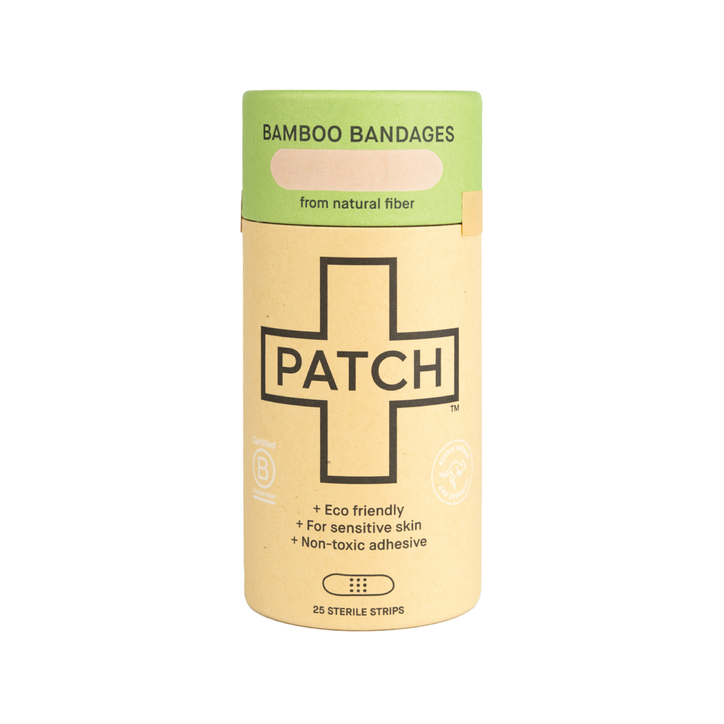 Pack of Bamboo Bandages by Patch on a white background