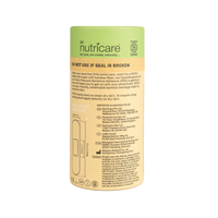 Nutricare product packaging with green label on a white background