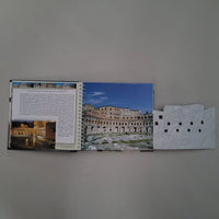 Rome architectural images on a gray background