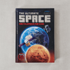 Book titled 'The Ultimate Space Encyclopedia for Kids' on a grey background