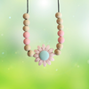 Teething Necklace - Sunflowers