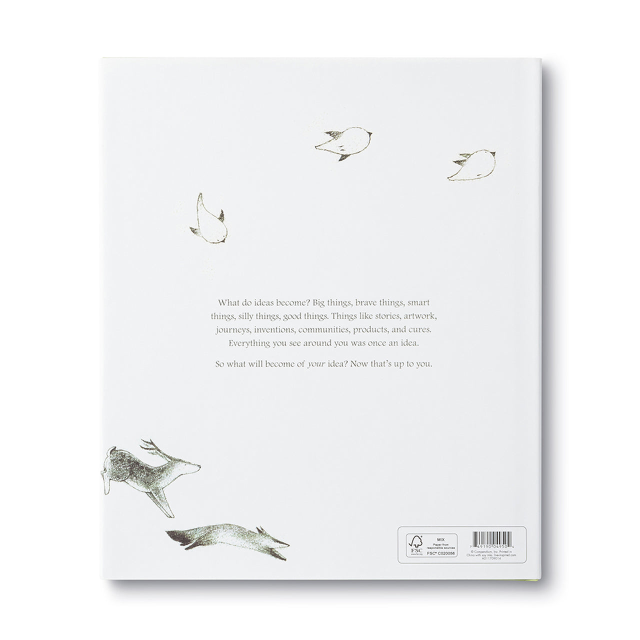 Back book cover of 'What do you do with an idea'
