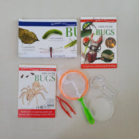 Discover bugs science resources with a poster, book and insect kitset