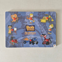 Puzzle with colourful illustrations of characters and 'Bob the Builder' logo on a blue background.