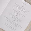 Inside of 'YOU' wellbeing journal. The text shows the chapters of the journal