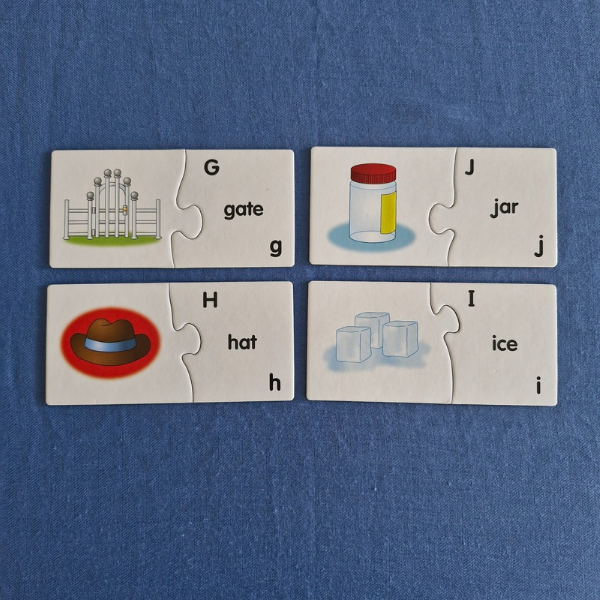 Match It ABC’s puzzle cards