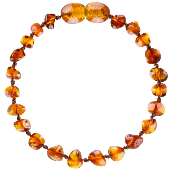 Baby Amber Bead Anklet