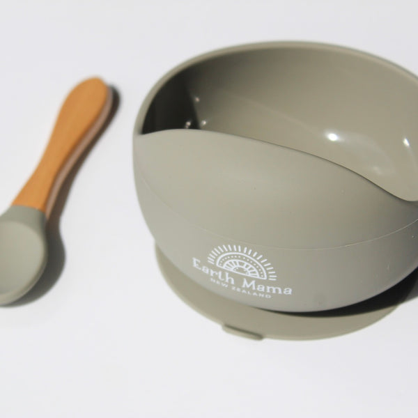 Silicone Suction Bowls & Spoon