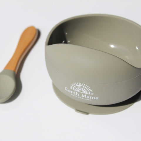 Silicone Suction Bowls & Spoon