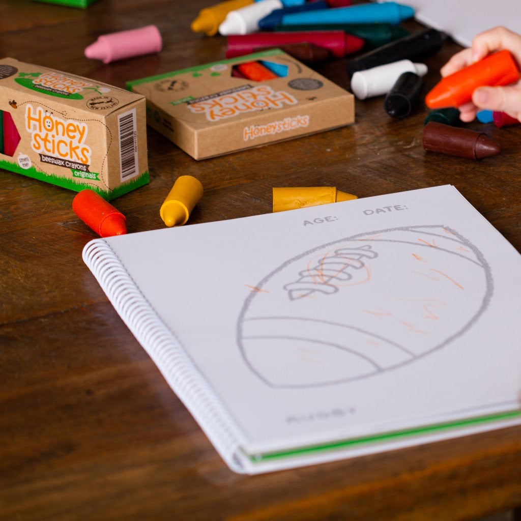 Toddler's First Colouring Book by Honeysticks