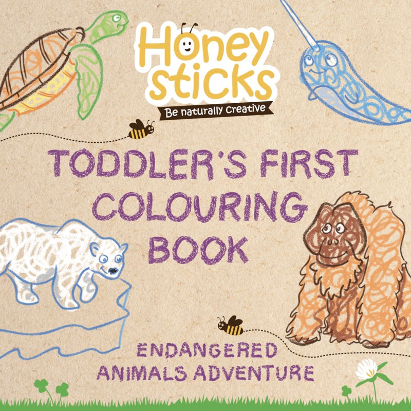 Toddler's First Colouring Book by Honeysticks