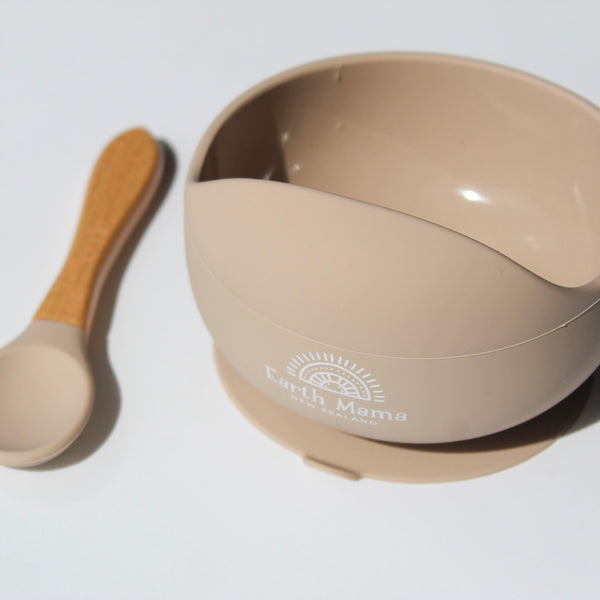 Silicone Suction Bowls & Spoon