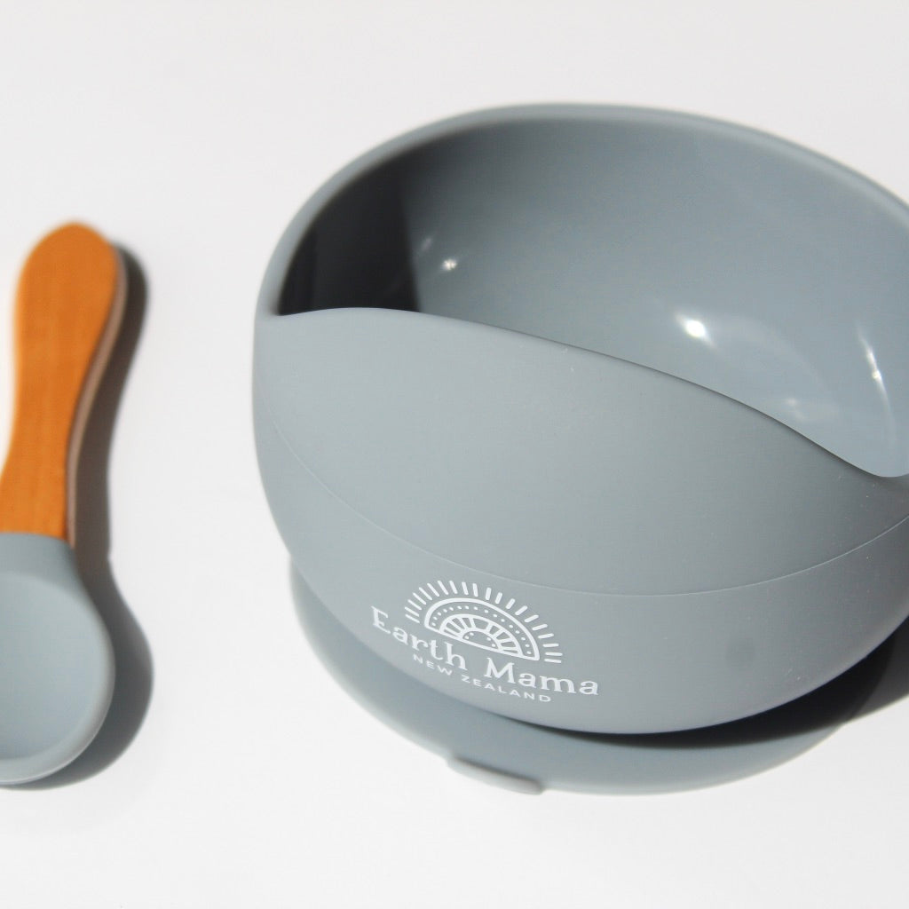 Silicone Suction Bowls & Spoon