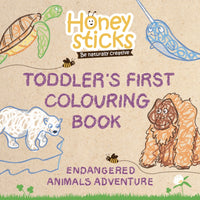 Toddler's First Colouring Book by Honeysticks